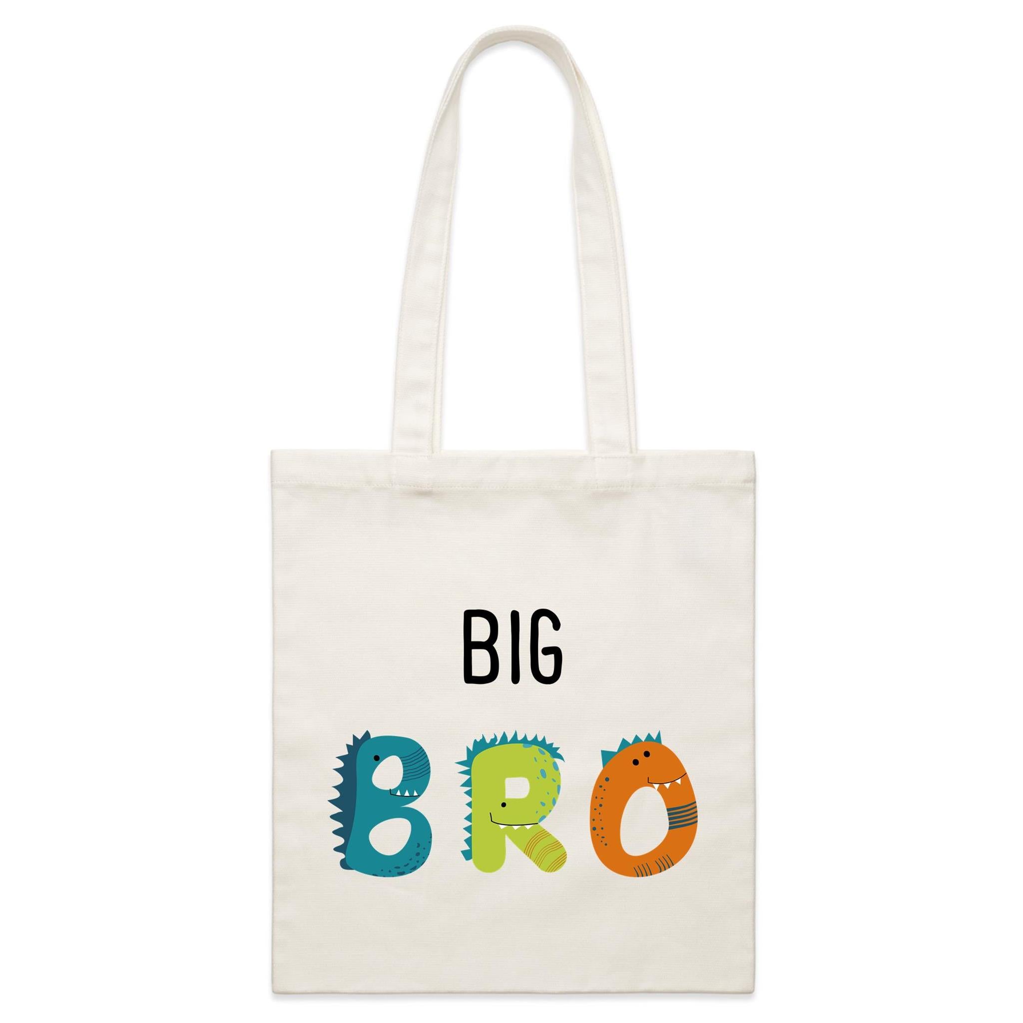 Big Bro - Parcel Canvas Tote Bag Default Title Small Tote Bag Printed In Australia