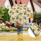 Cute Cartoon Bees Kids Safe Round Corner Umbrella Kids Safe Round Corner Umbrella animal Printed Offshore