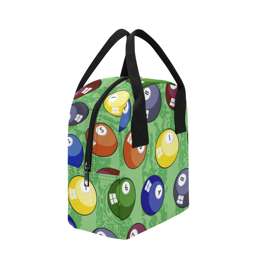 Pool Balls - Zipper Lunch Bag Zipper Lunch Bag Printed Offshore