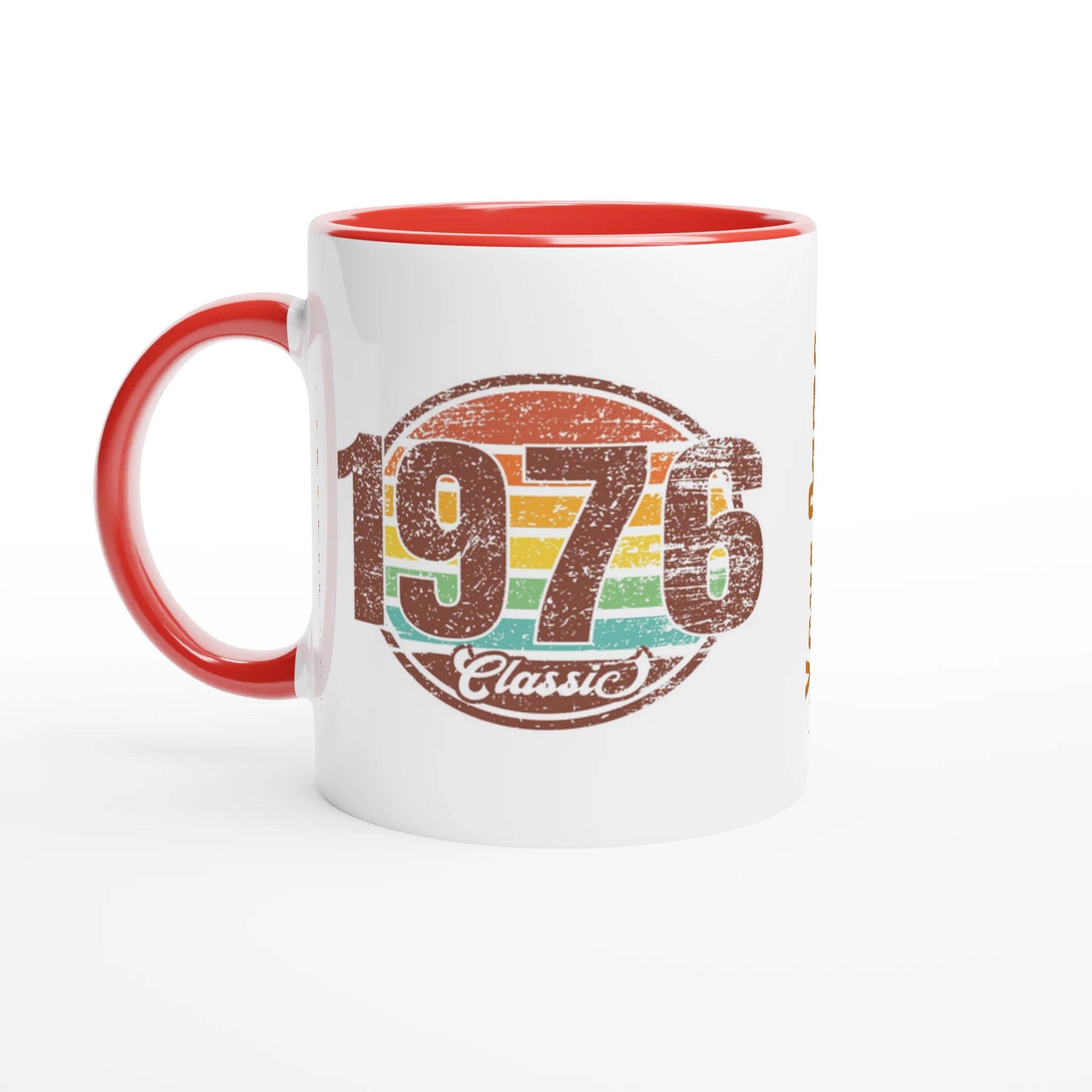 Personalised - 1976 Classic - 11oz Ceramic Mug Ceramic Red Personalised 11oz Mug Globally Fulfilled