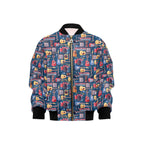 Music Instruments Kids Bomber Jacket XL Kids Bomber Jacket Music Printed Offshore