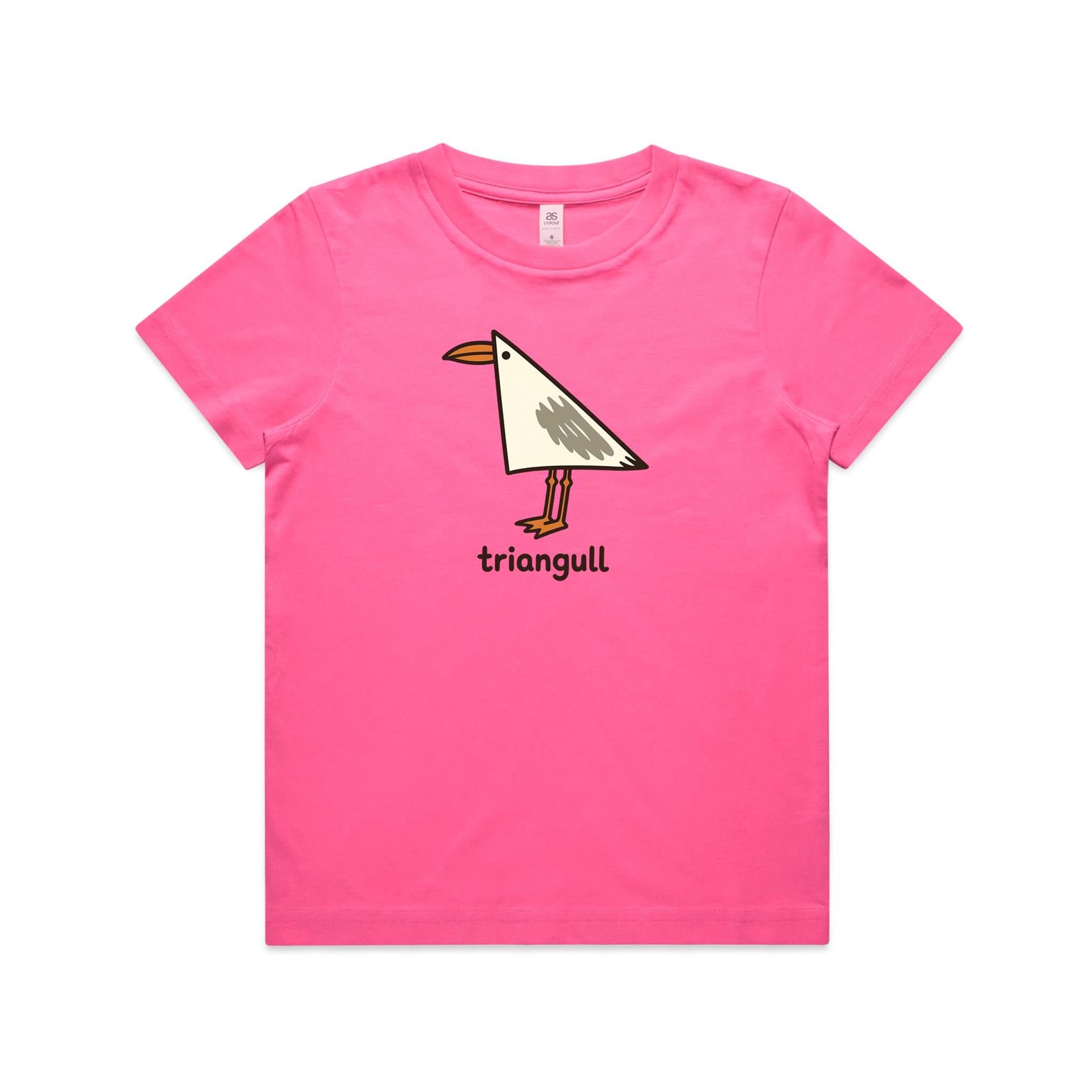 Triangull Geometry Seagull Kids AS Colour T-shirt