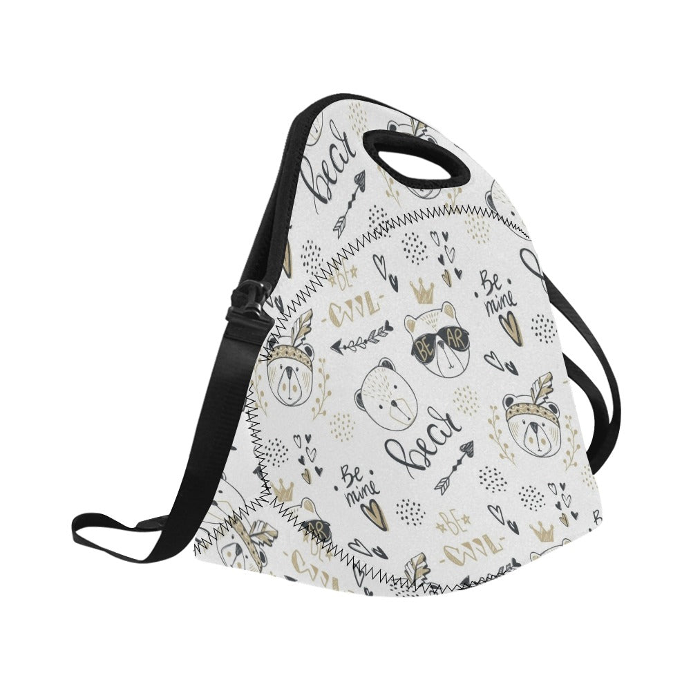 Bears - Neoprene Lunch Bag Neoprene Lunch Bag Printed Offshore
