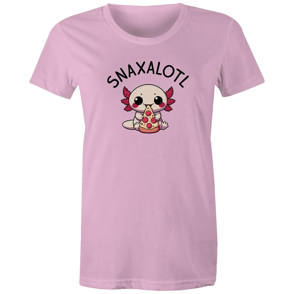 Snaxalotl, Axolotl Pizza - Womens T-shirt