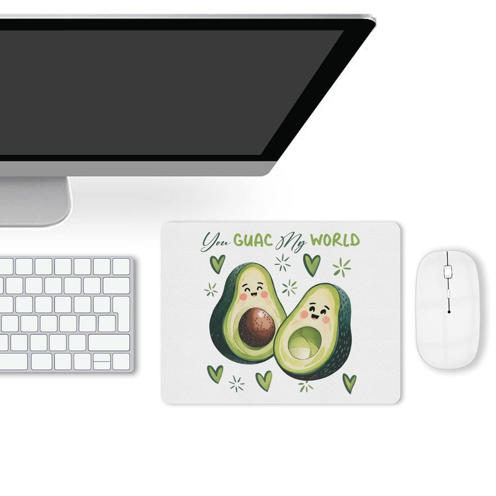 Avocado, You Guac My World Leather Mouse Pad Leather Mouse Pad Food Printed Offshore