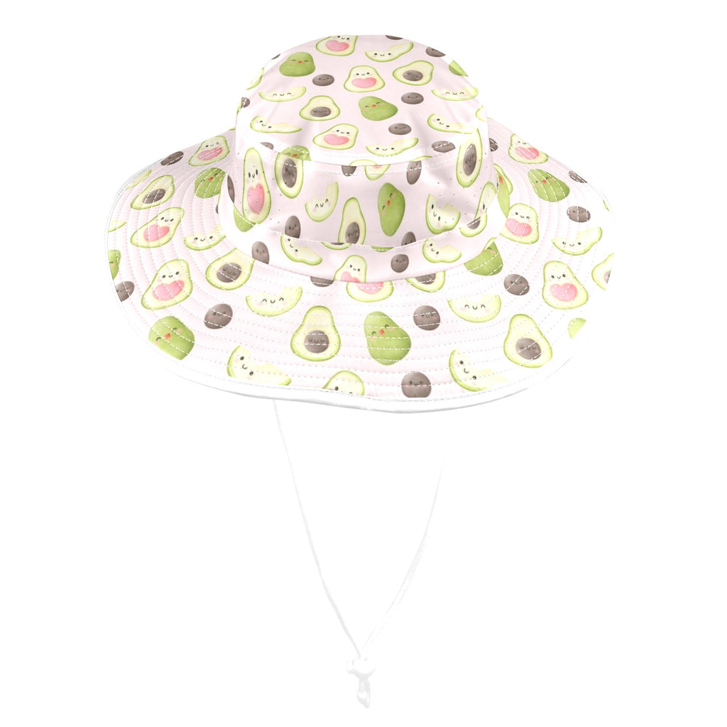 Avocado Love Wide Brim Bucket Hat Wide Brim Bucket Hat Food Printed Offshore