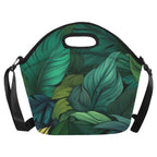Tropical Leaves - Neoprene Lunch Bag Neoprene Lunch Bag Printed Offshore