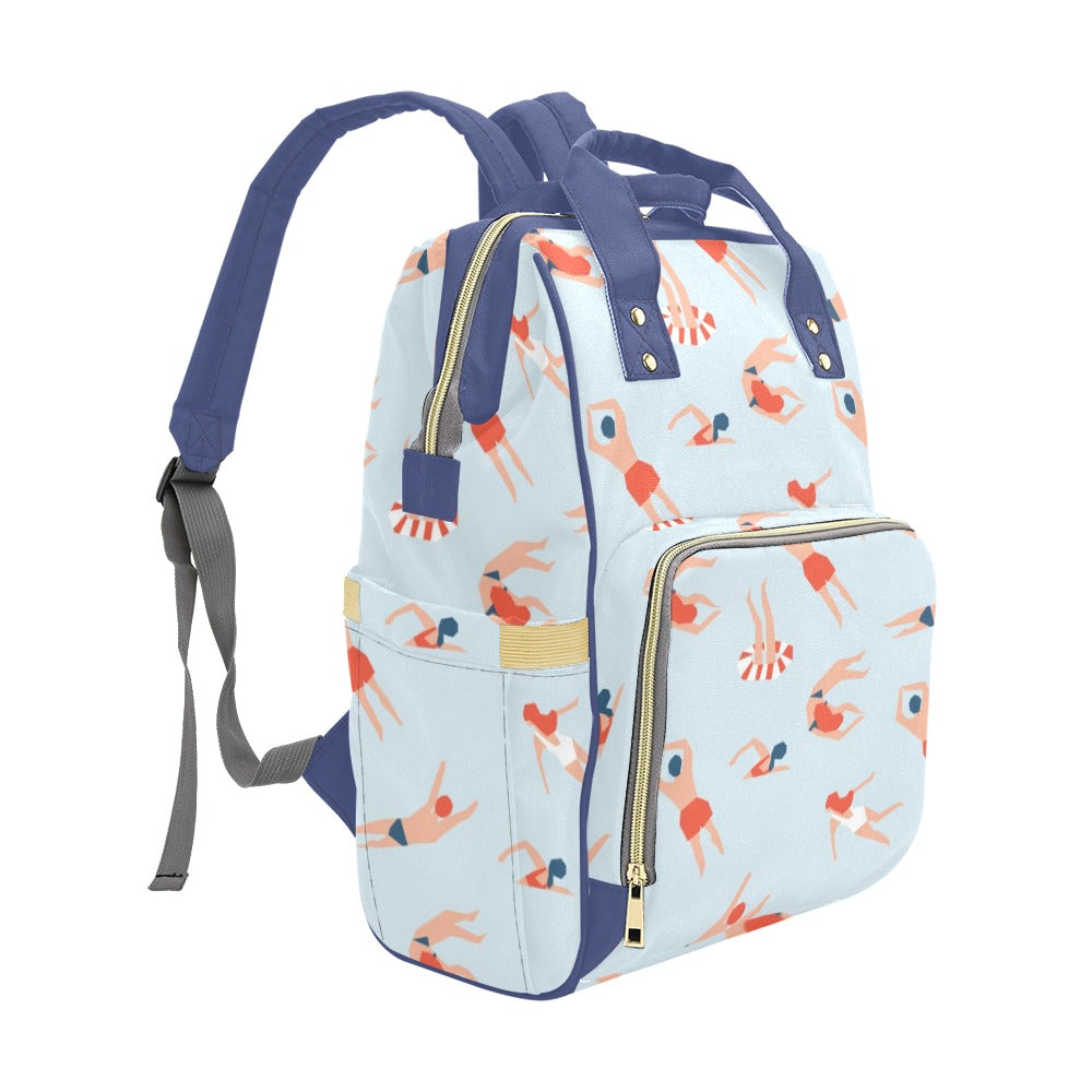 Summer Swim - Multi-Function Backpack, Nappy / Diaper Bag