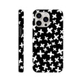 Black And White Crosses - Apple iPhone Tough case iPhone 15 Pro Max iPhone Tough Case Globally Fulfilled
