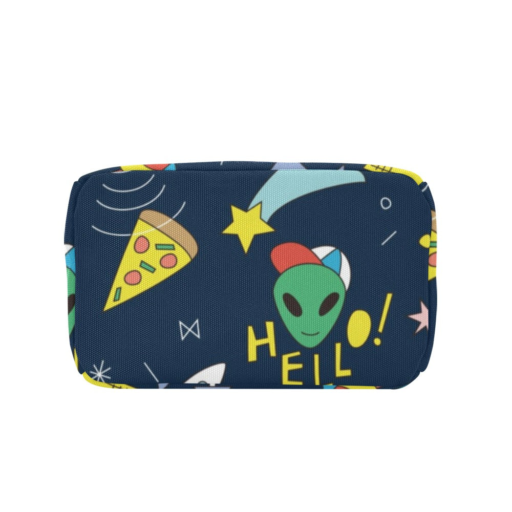 Hello Alien - Zipper Lunch Bag Zipper Lunch Bag Printed Offshore