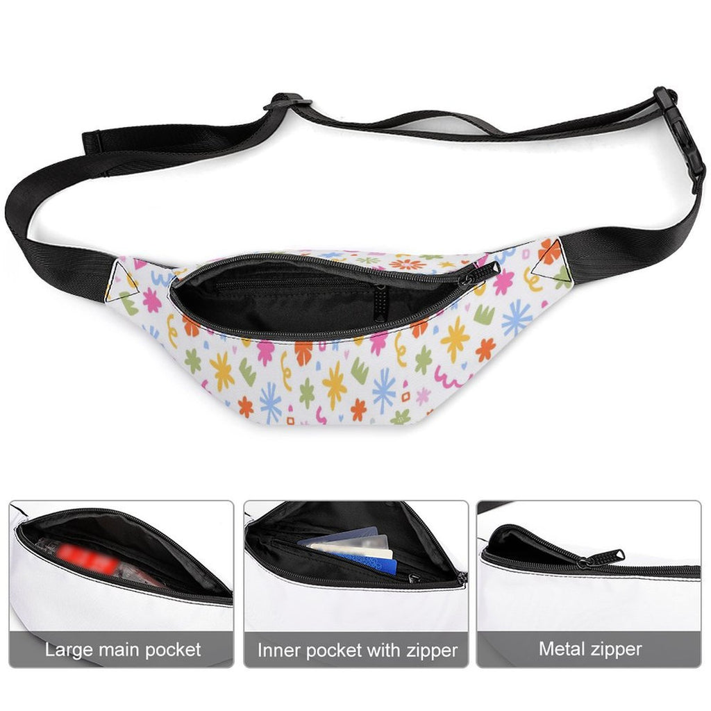 Abstract Colourful Shapes - Bum Bag / Fanny Pack