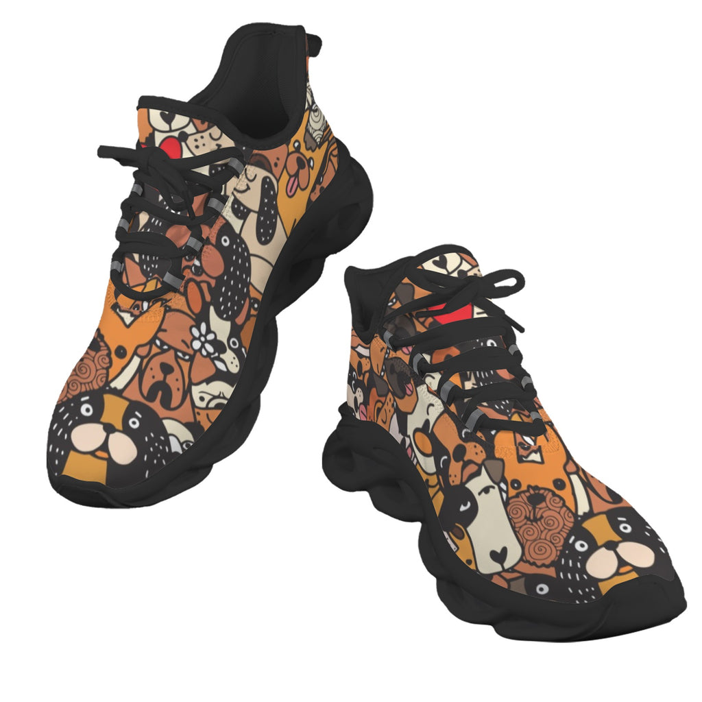 Dog Crowd Women's Twisted Sole Sneakers