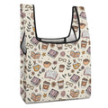 All The Coffee Collapsible Shopping Bag white One size Foldable Shopping Bag Printed Offshore