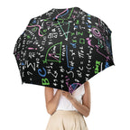 Equations In Green And Pink - Semi-Automatic Foldable Umbrella (Model U12) Semi-Automatic Foldable Umbrella (U12)