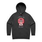 I Want To Be-Leaf, UFO - Womens Hoodie Coal Womens Hoodie Printed In Australia Sci Fi