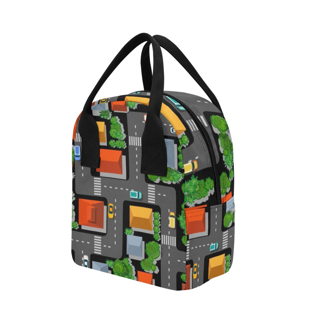 Road Map - Zipper Lunch Bag Zipper Lunch Bag Printed Offshore