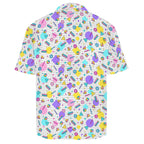 80's Grid Men's Crinkle Hawaiian Shirt