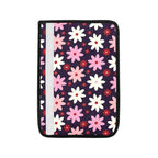 Pink Daisy Car Seat Belt Cover 7''x10'' (Pack of 2) Car Seat Belt Cover 7x10 (Pack of 2) Plants Printed Offshore