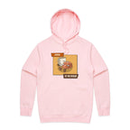 Coffee To The Rescue - Mens Hoodie Pink Mens Hoodie Coffee Printed In Australia