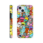 Crazy Cartoon Creatures - Apple iPhone - Tough case iPhone 15 Plus iPhone Tough Case Globally Fulfilled