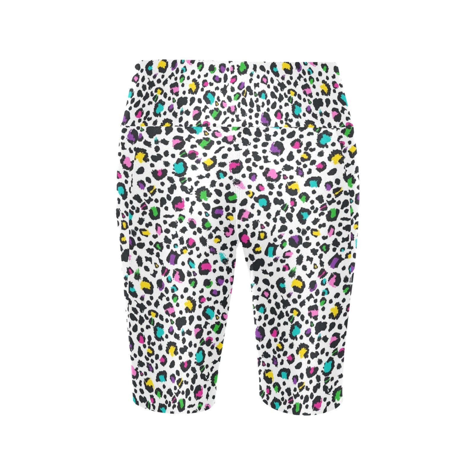 Animal Print In Colour Women's Bike Shorts With Side Pockets Women's Bike Shorts animal Printed Offshore