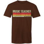 Music Teacher, Limited Edition - Mens T-Shirt Dark Chocolate Mens T-shirt Music Printed In Australia Teacher