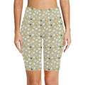 Chicken Life Women's Bike Shorts With Side Pockets