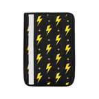 Yellow Lightning Car Seat Belt Cover 7''x10'' (Pack of 2) Car Seat Belt Cover 7x10 (Pack of 2) comic Printed Offshore