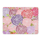 Abstract Roses Leather Mouse Pad Leather Mouse Pad Plants Printed Offshore