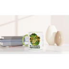 Personalised In A While, Crocodile 11oz Ceramic Mug Personalised 11oz Mug animal Globally Fulfilled