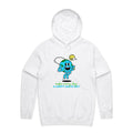 Make Every Day A Happy Earth Day Men's AS Colour Hoodie White Mens Hoodie Environment Printed In Australia