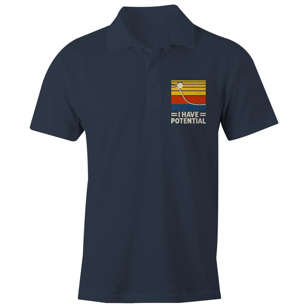 I Have Potential Physics AS Colour Chad Polo Shirt