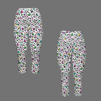 Animal Print In Colour Women's High Waist Pocket Capri Yoga Leggings Women's High Waist Capri Yoga Leggings animal Printed Offshore