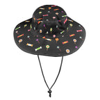 Candy - Wide Brim Bucket Hat Wide Brim Bucket Hat Food Printed Offshore