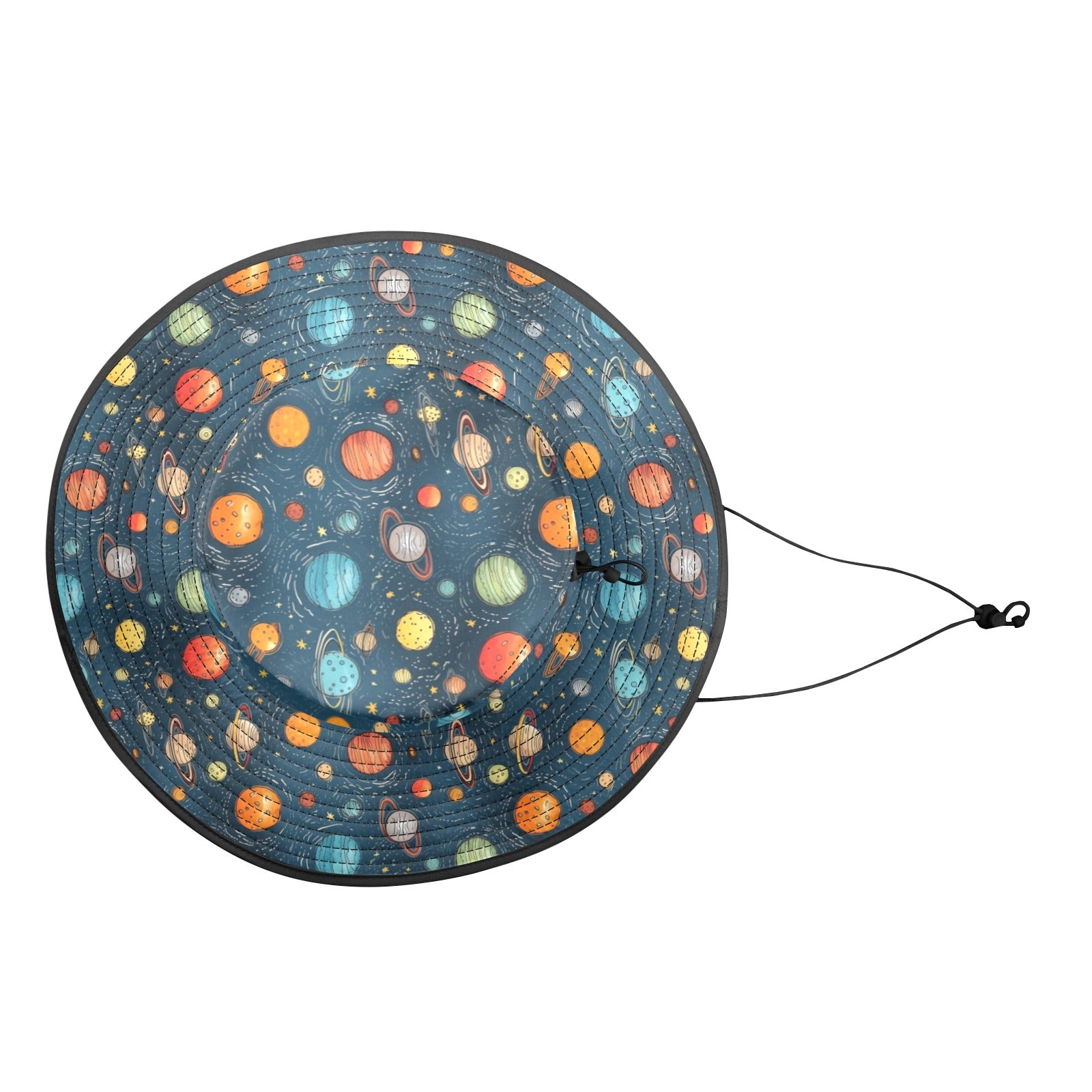 Galaxy Wide Brim Bucket Hat Wide Brim Bucket Hat Printed Offshore Space