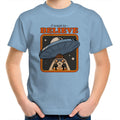 I Want To Believe, Alien UFO Kids AS Colour T-Shirt Carolina Blue Kids Youth T-shirt Printed In Australia Sci Fi