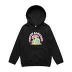 Fiction Addiction - Kids Hoodie Black Kids Hoodie Printed In Australia Reading