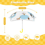 Penguins With Ice-Creams Kids Safe Round Corner Umbrella Kids Safe Round Corner Umbrella animal Printed Offshore