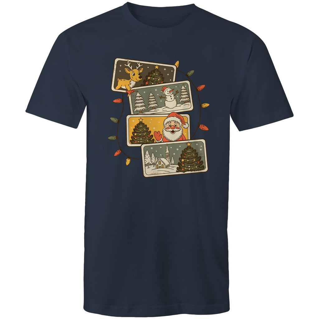 Retro Christmas Cards - Mens T-Shirt