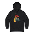 I May Be Old But I Got To See All The Cool Bands Women's AS Colour Hoodie Black Womens Hoodie Music Printed In Australia