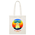 Mornings Need Coffee Parcel Canvas Tote Bag Default Title Small Tote Bag Coffee Printed In Australia