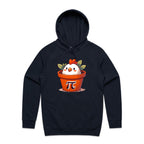 Chicken Pot Pi - Mens Hoodie Navy Mens Hoodie animal Food Maths Printed In Australia