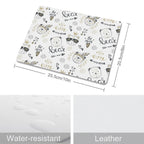 Bears Leather Mouse Pad Leather Mouse Pad animal Printed Offshore