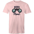 Bird Nerd - Mens T-Shirt Pink Mens T-shirt animal Printed In Australia