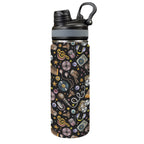 Retro Music Mix - Insulated Water Bottle with Dual-Use Lid (18oz) One Size Insulated Water Bottle with Dual-Use Lid (18oz) Music Printed Offshore Retro