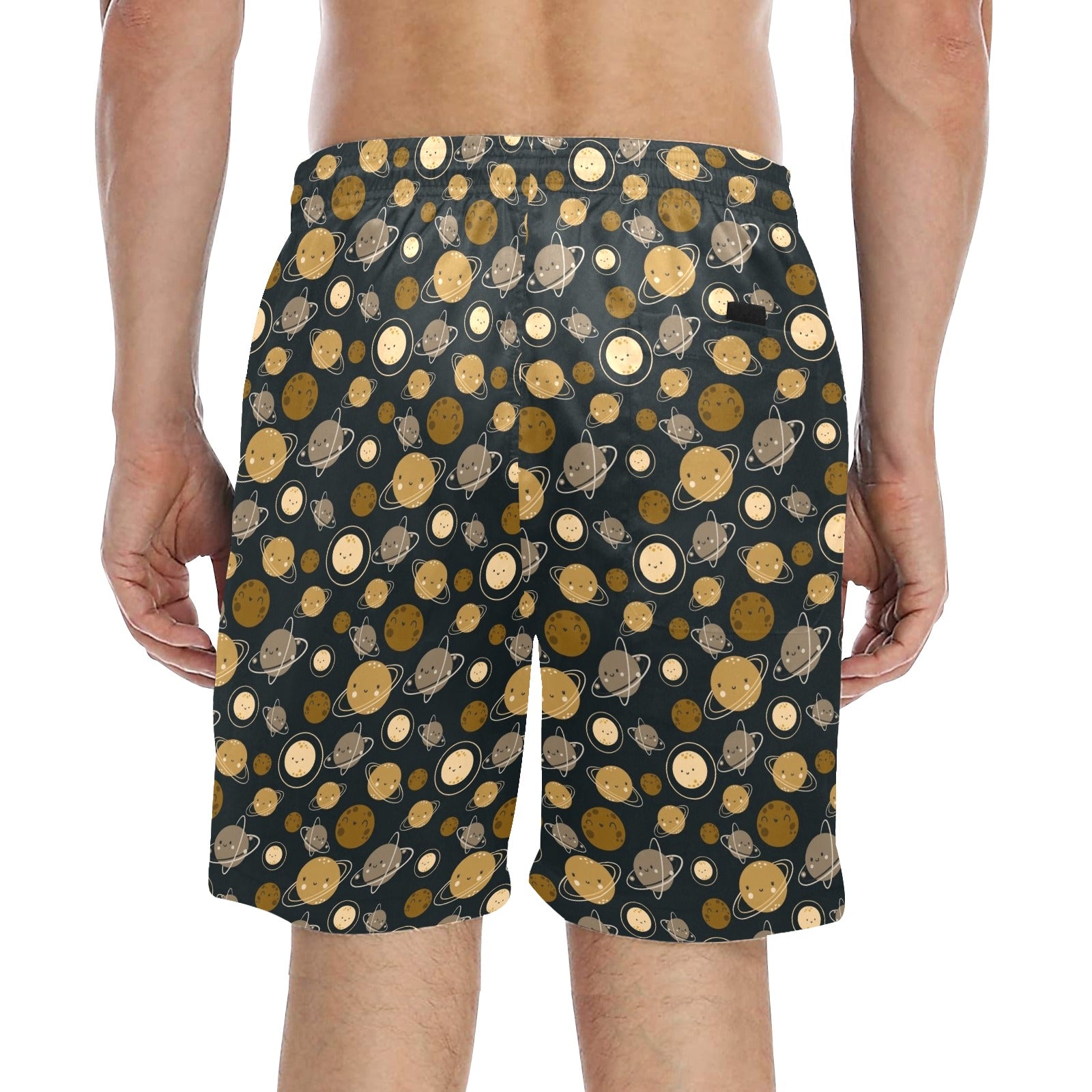 Planets Men's Mid-Length Beach Shorts Men's Mid-Length Beach Shorts Printed Offshore Space