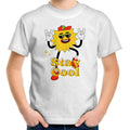 Stay Cool - Kids Youth T-Shirt White Kids Youth T-shirt Printed In Australia