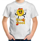 Stay Cool - Kids Youth T-Shirt White Kids Youth T-shirt Printed In Australia