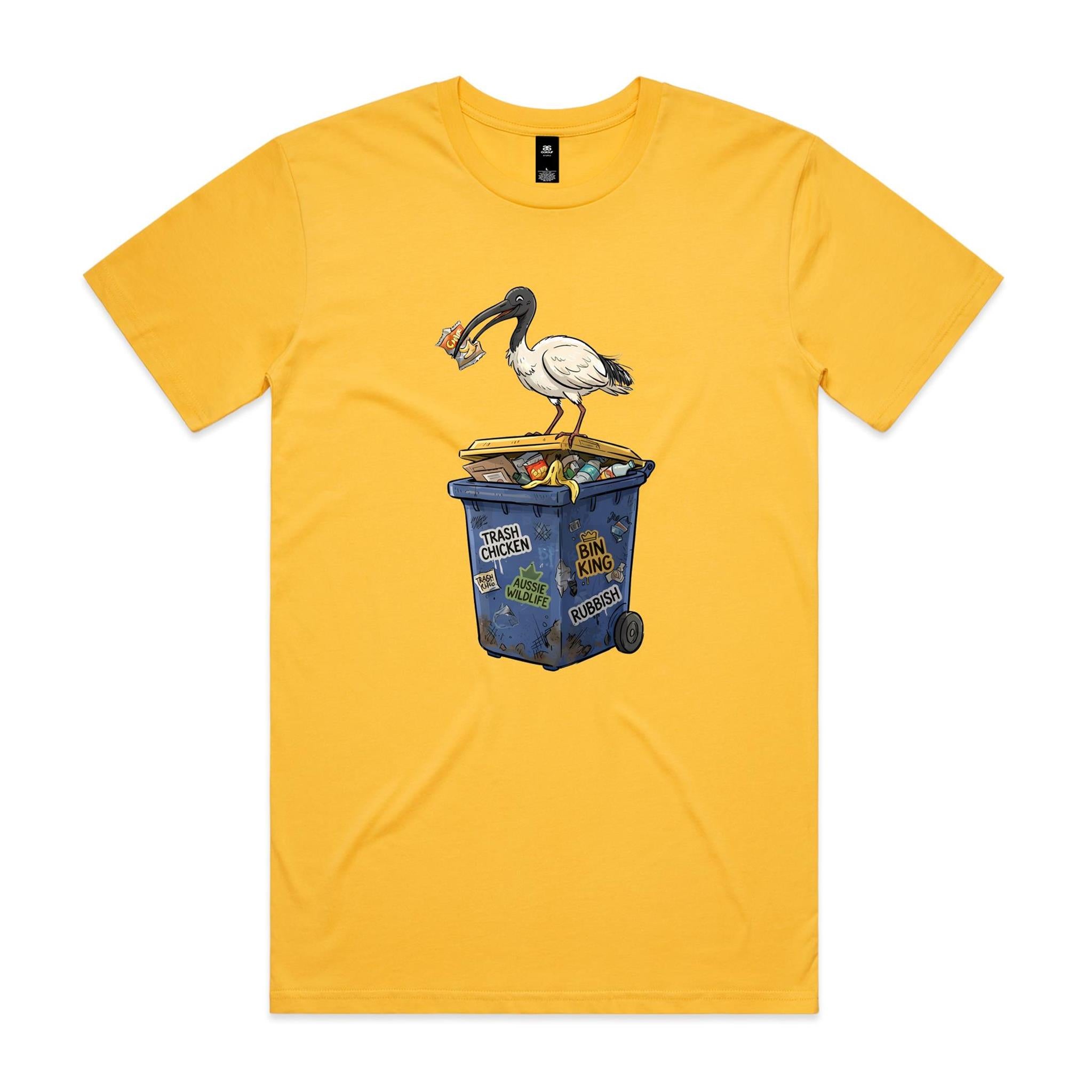Bin Chicken Australian Ibis Men's AS Colour T-shirt