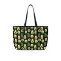 Cute Avocados PU Leather Tote Bag Large One Size Leather Tote Bag-Large Printed Offshore